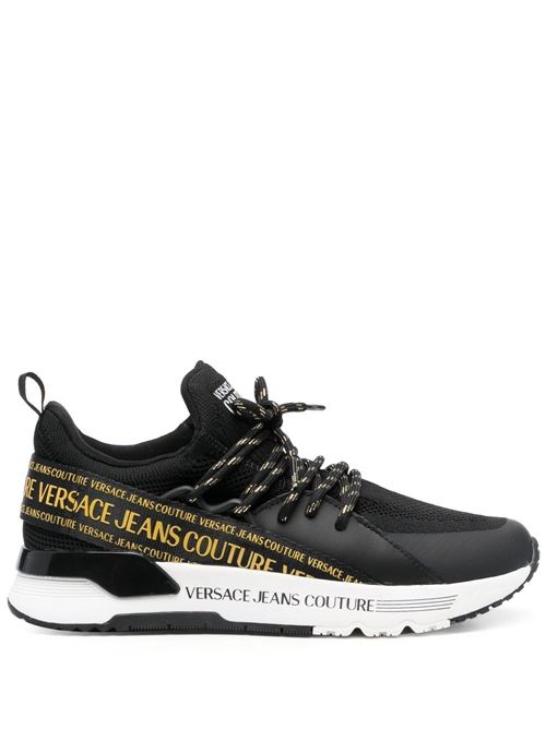 Sneakers con logo nera Versace jeans Couture | 74VA3SA8ZS446G89